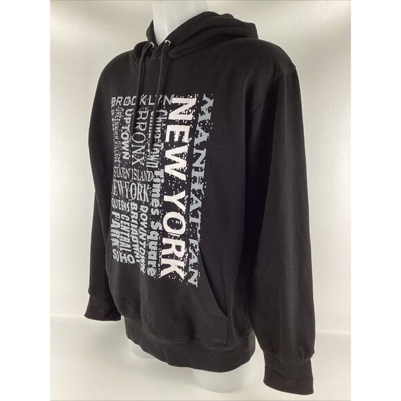 NGT New York Hoodie Men's Size Large L Soho Time Square Broadway Central Park - Picture 4 of 10